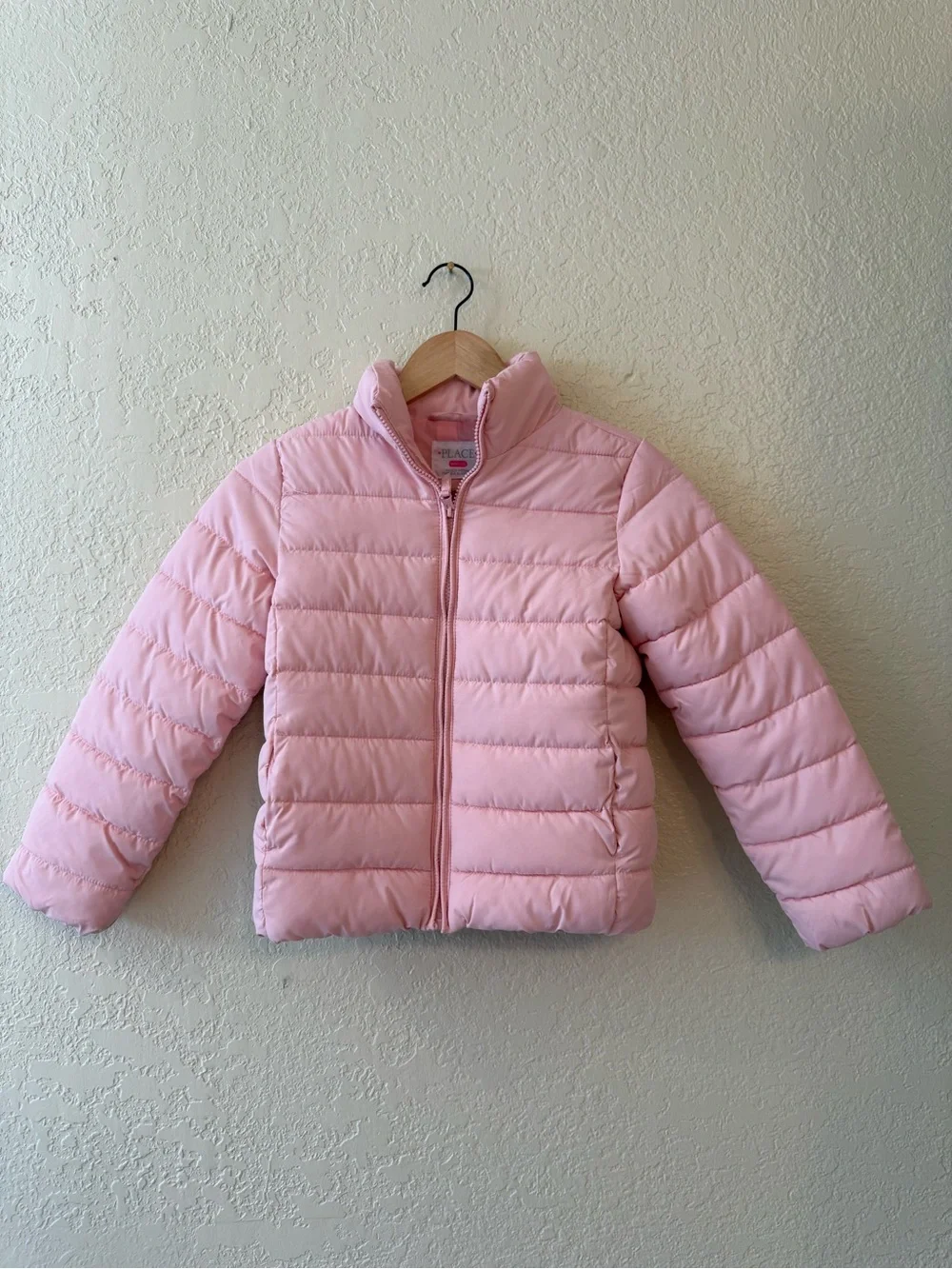 🩷The Children's Place🩷 Kids Pink Quilted Puffer Jacket. Size 7/8
